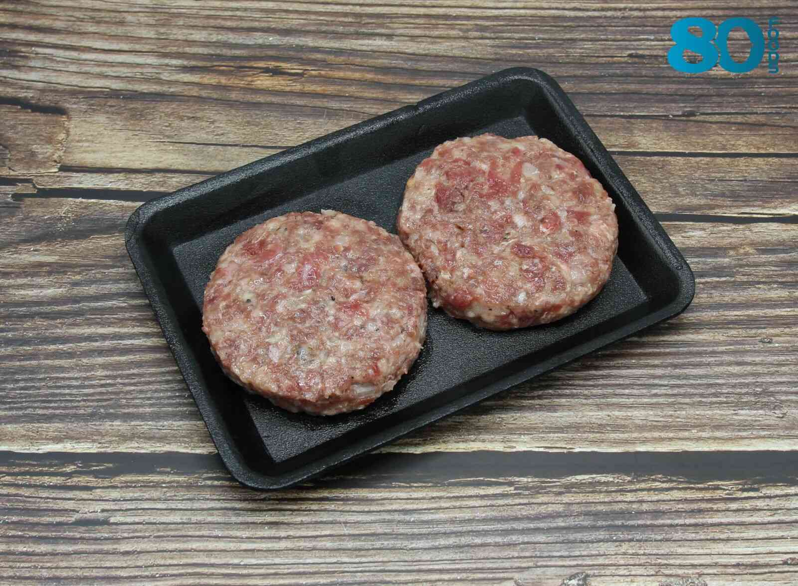 Nhân Burger bò Mỹ (2 viên)