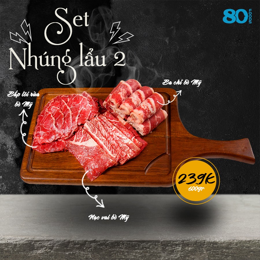 Set nhúng lẩu 2 (600g)