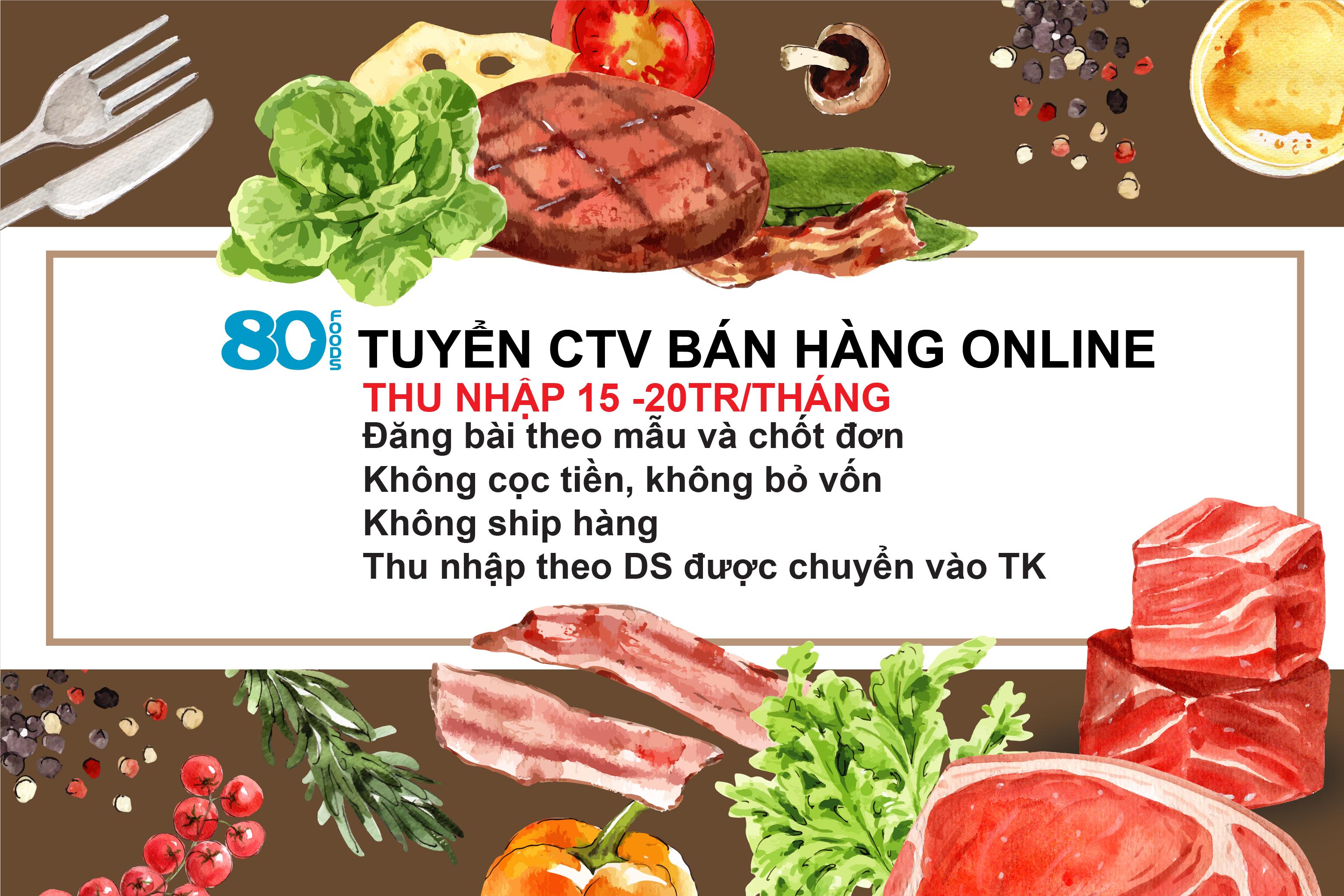 Tuyển dụng cộng tác viên bán hàng online