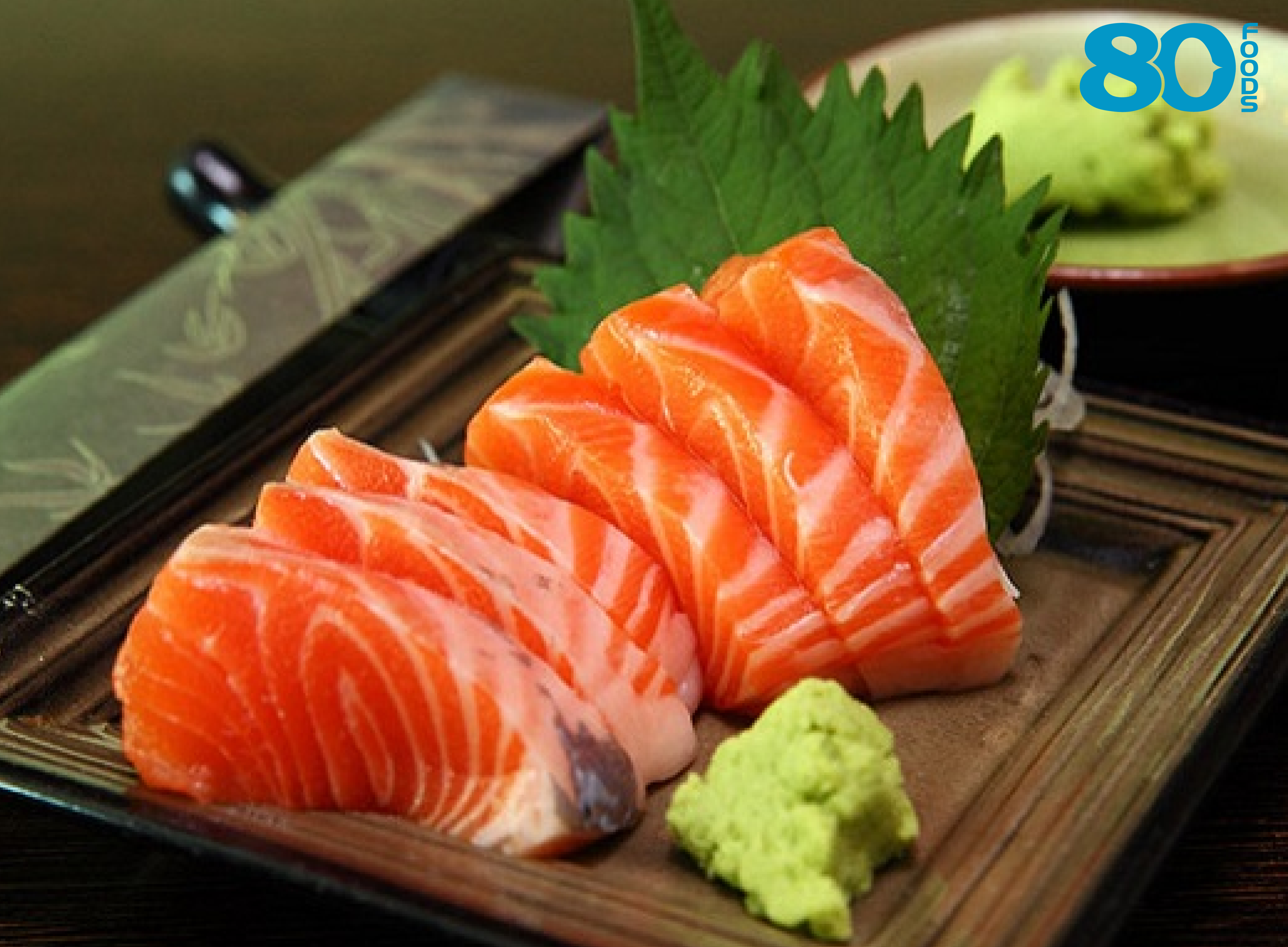 Sashimi cá hồi chuẩn Nhật Bản - 80FOODS