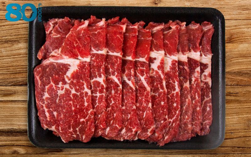 Mua thịt nạc vai bò Mỹ cắt nướng tại 80Foods