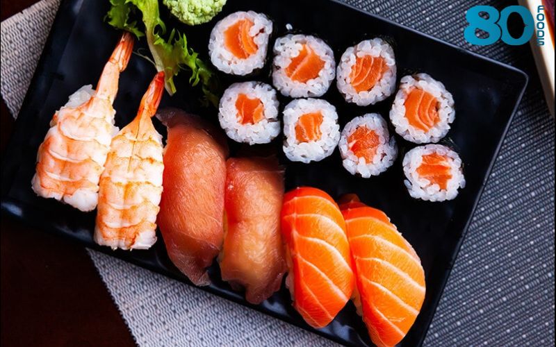 Cá hồi Nauy Fillet chế biến Sushi