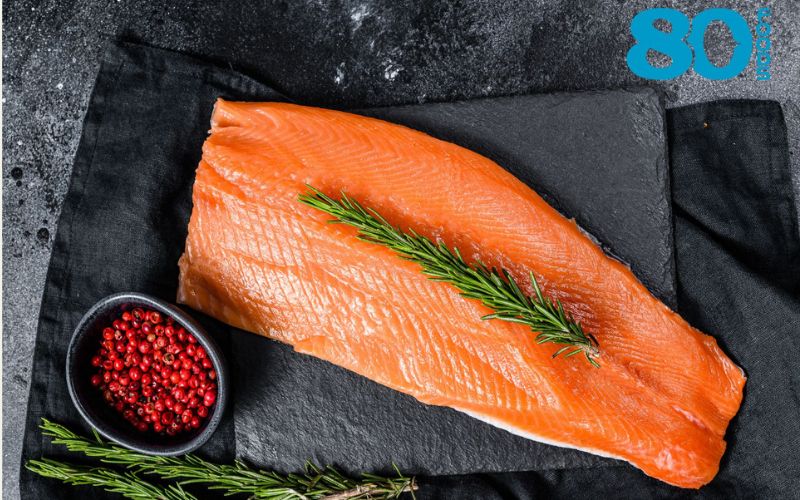 Mua sản phẩm cá hồi Nauy tươi Fillet tại 80Foods