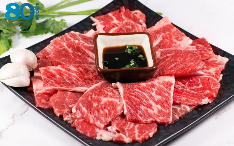Nạc vai bò Mỹ lát mỏng