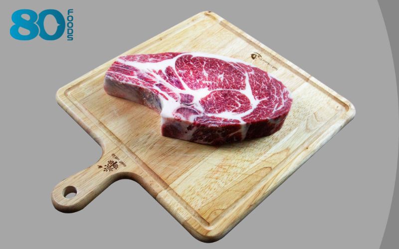  Ribeye bò Mỹ có xương cắt nướng tại 80Foods