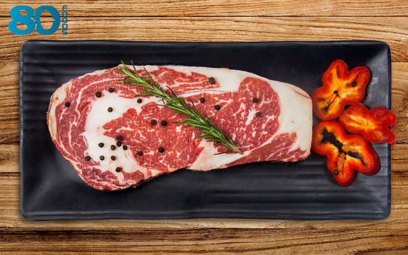 Ribeye bò Mỹ tại 80Foods